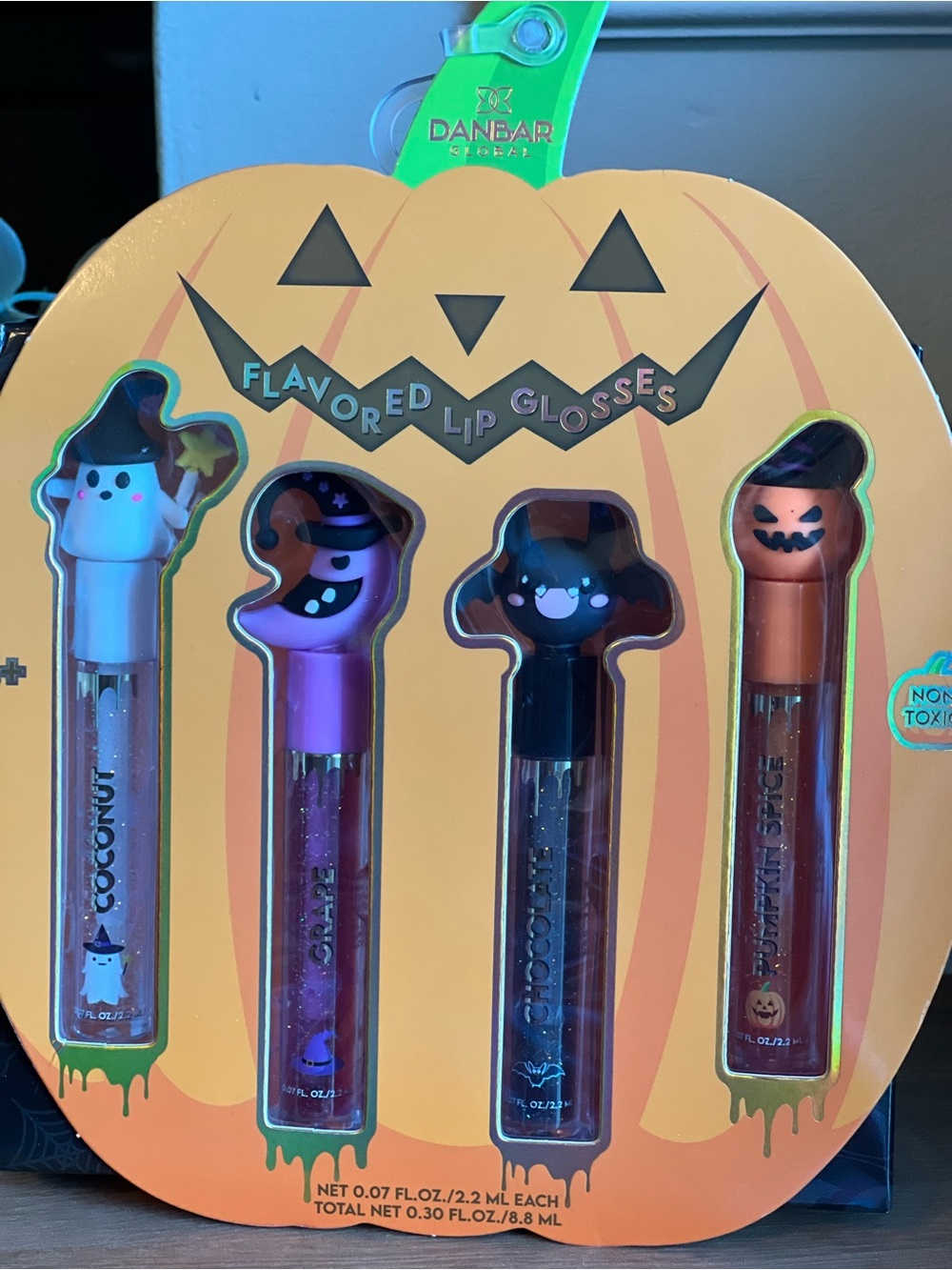 Kids Halloween Flavored Lip Gloss Set